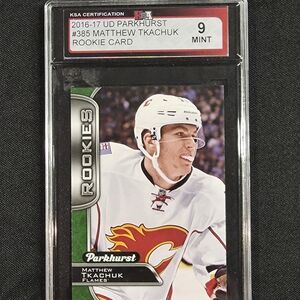 Parkhurst Matthew Tkachuk Rookie Card